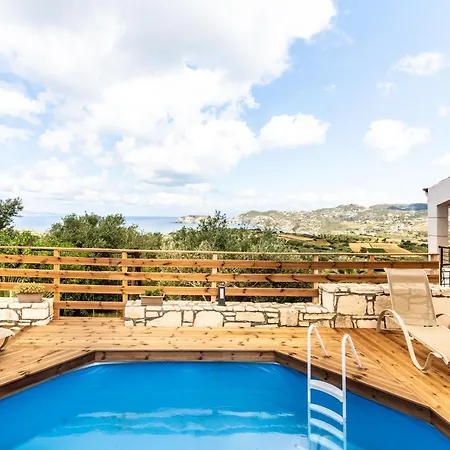 Villa Olive With Pool & Seaview Agia Pelagia (Crete)