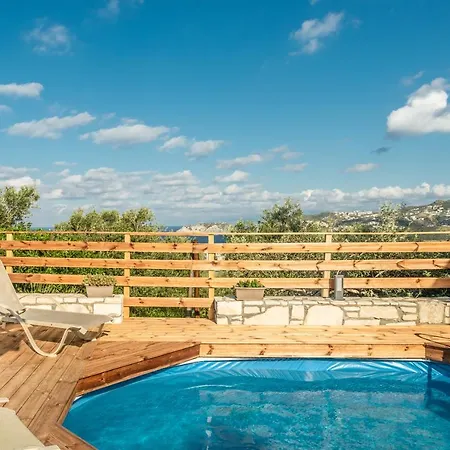 Olive With Pool & Seaview Villa Agia Pelagia (Crete)